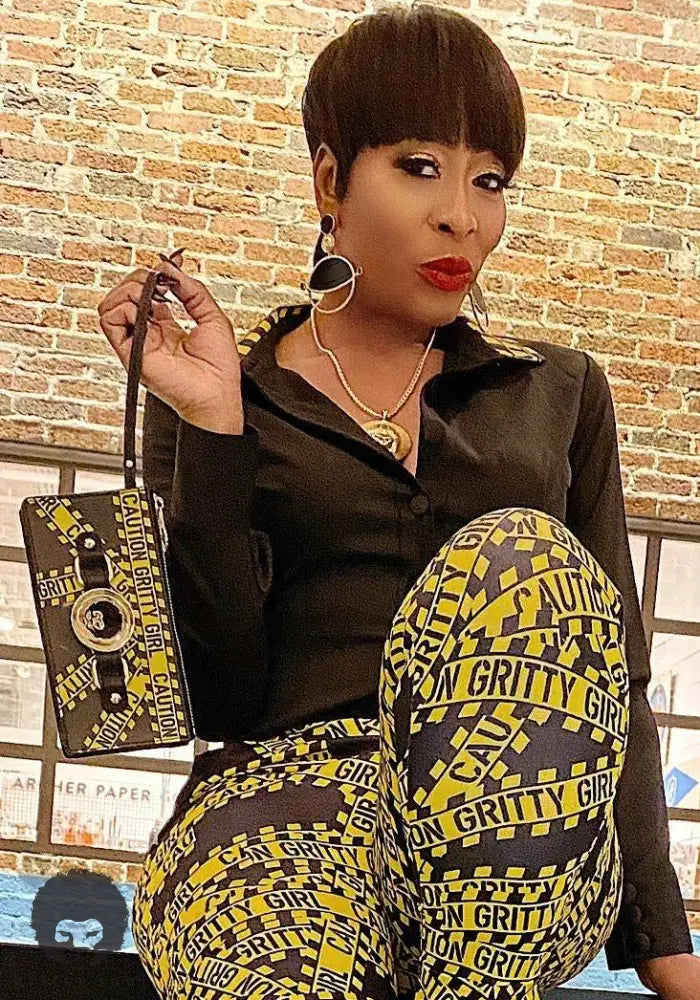 Caution Gritty Girl Clutch Handbag - Gritty Soul
