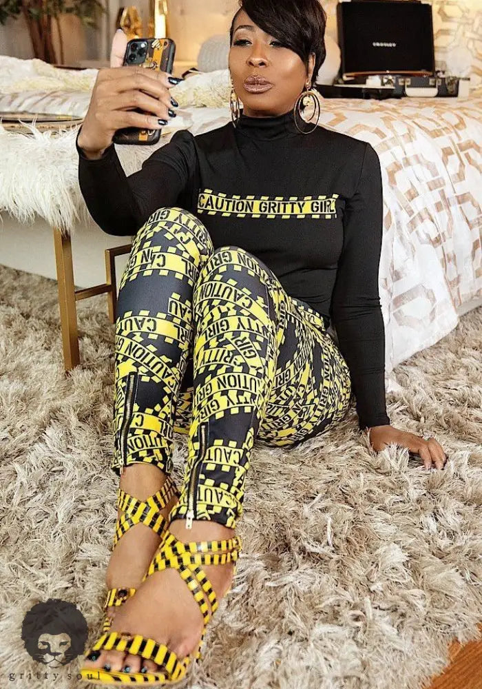 Caution Gritty Girl Open Toe Shoe - Gritty Soul