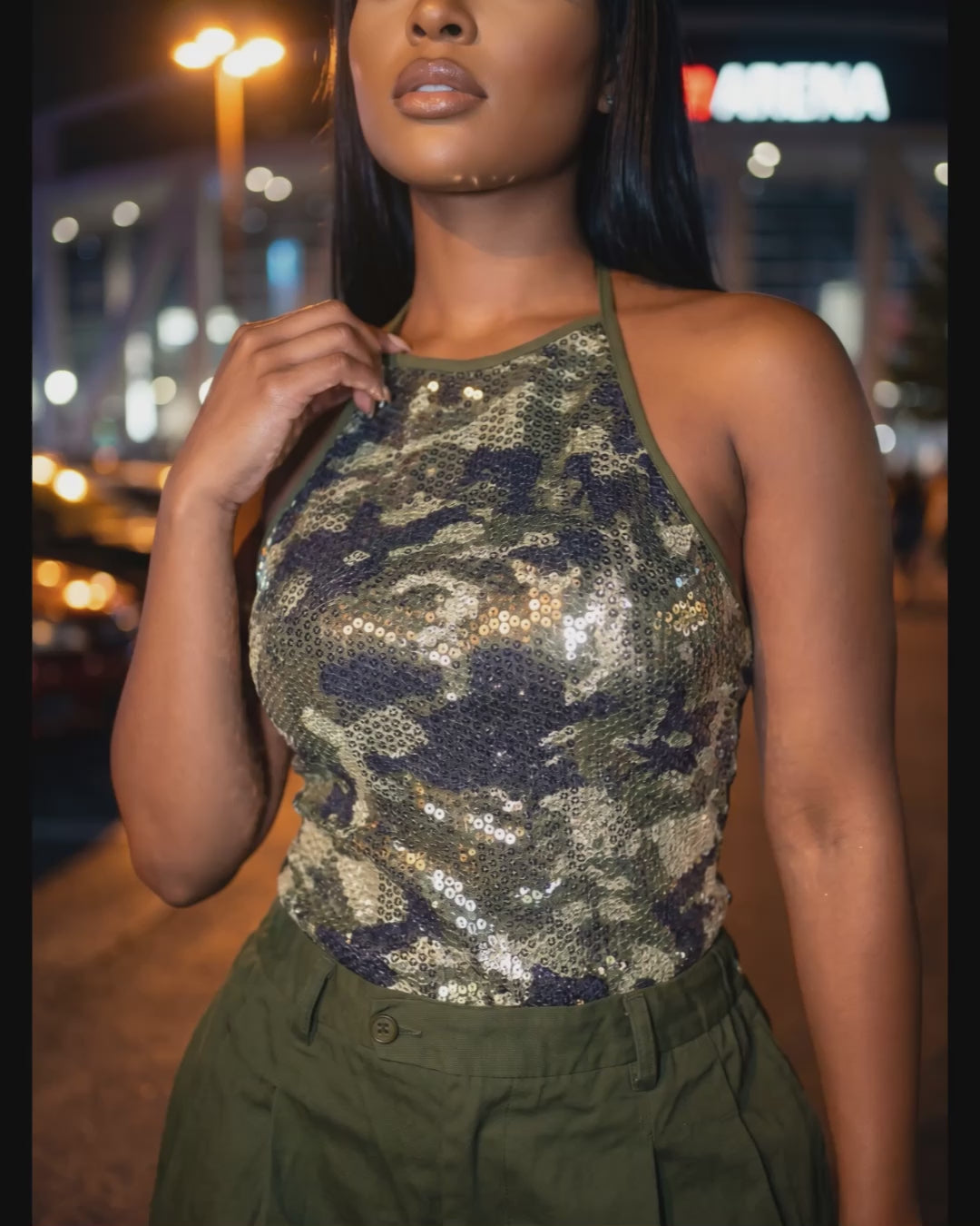 Candice Curve Balloon Shorts - Green – Gritty Soul