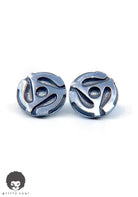 The 45s - 45 (Silver) Record Adapter Earrings - Gritty Soul