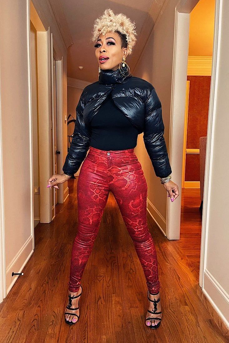 The Perfect Animalistic Pant - Red - Gritty Soul