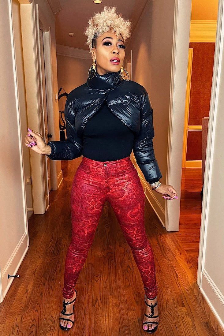 The Perfect Animalistic Pant - Red - Gritty Soul